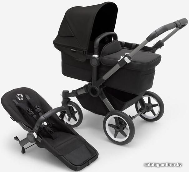

Универсальная коляска Bugaboo Donkey 5 (2 в 1, graphite/midnight black)