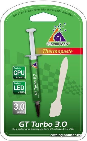 

Термопаста GlacialTech GT Turbo 3.0 (3 г)