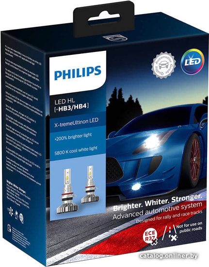 

Светодиодная лампа Philips HB3/HB4 X-tremeUltinon LED 2шт