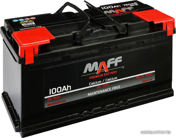 

Автомобильный аккумулятор MAFF Premium (100 А/ч)