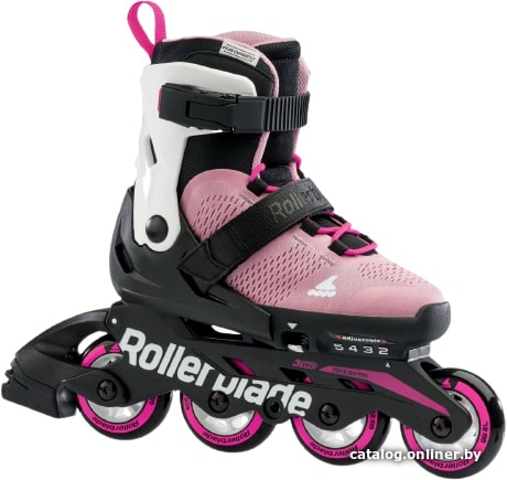 

Роликовые коньки Rollerblade Microblade G (р. 33-36.5, розовый/белый)
