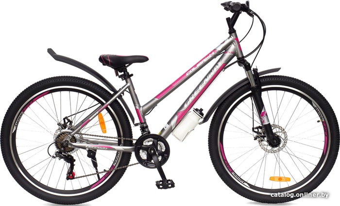 

Велосипед Greenway Colibri-H 27.5 р.16 2021 (серый/розовый)