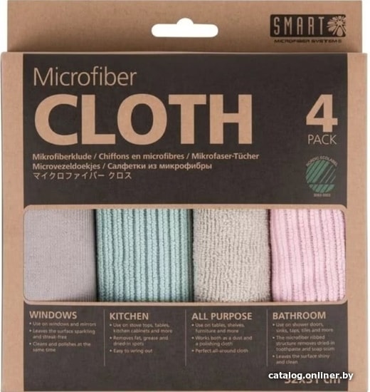 

Салфетка хозяйственная Smart Microfiber System 1124 32x31 см