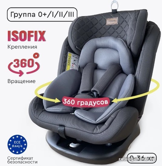 

Детское автокресло Tomix Major Isofix DS-009 (темно-серый)