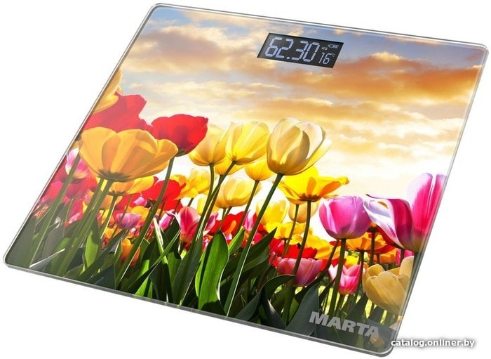 

Напольные весы Marta MT-1678 (тюльпаны)