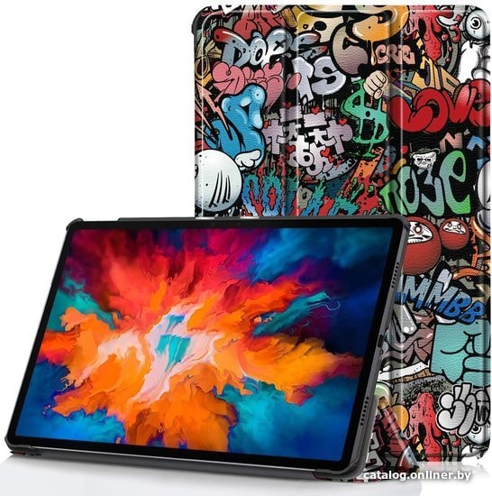 

Чехол для планшета JFK Smart Case для Lenovo Tab P11 (граффити)