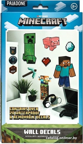 

Набор наклеек Paladone Minecraft Wall Decals