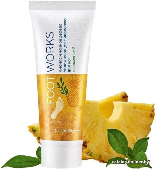 

Avon Крем для ног Увлажняющая сыворотка Ананас и чайное дерево 75 мл