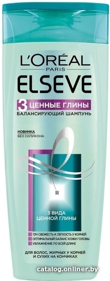 

Шампунь L'Oreal 3 ценные глины 400 мл