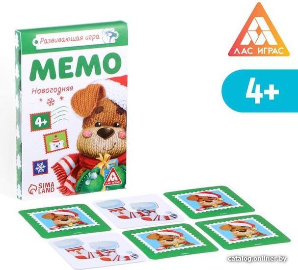 

Настольная игра Лас Играс Мемо Новогодняя 3528698