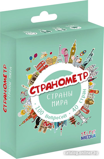 

Детская настольная игра Selfie Media Странометр: Страны мира 44405P