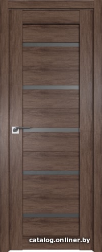 

Межкомнатная дверь ProfilDoors 7XN 60x190 (салинас темный, стекло графит)