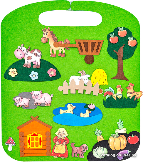

Развивающий коврик Smile Decor Деревенский дворик Ф284