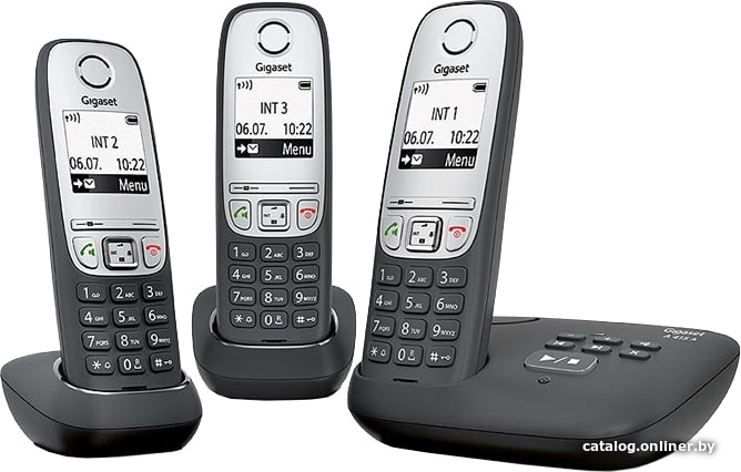 

Радиотелефон Gigaset A415A Trio (черный)