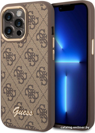 

Чехол для телефона CG Mobile Guess для iPhone 14 Pro GUHMP14LHG4SHW