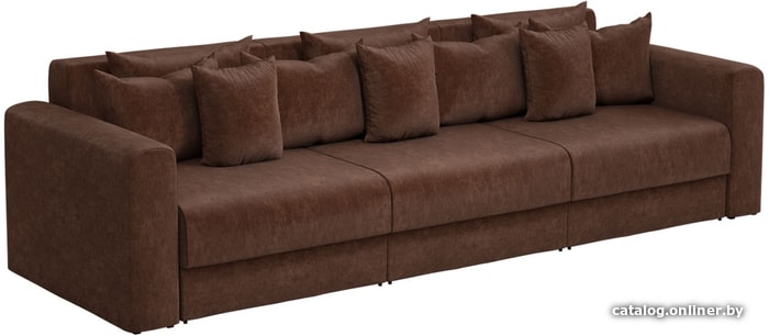 

Диван Mebelico Мэдисон Long 59205 (вельвет, коричневый)