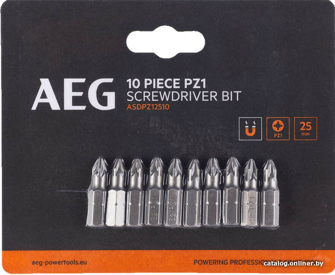 

Набор бит AEG Powertools 4932479523 (10 шт)