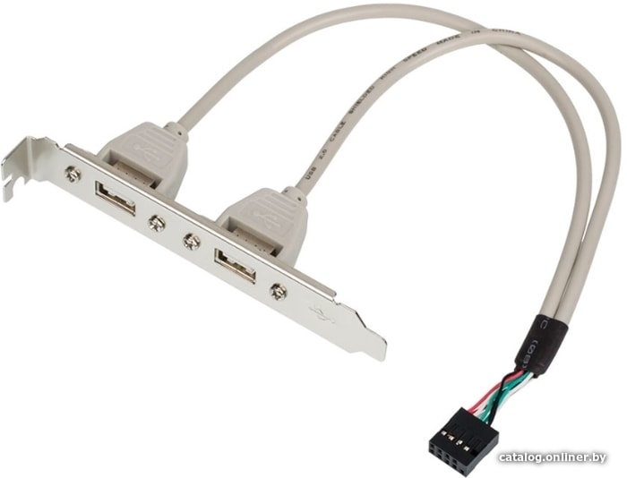 

Планка ATcom USB Type-A x2 - 9-pin AT5257