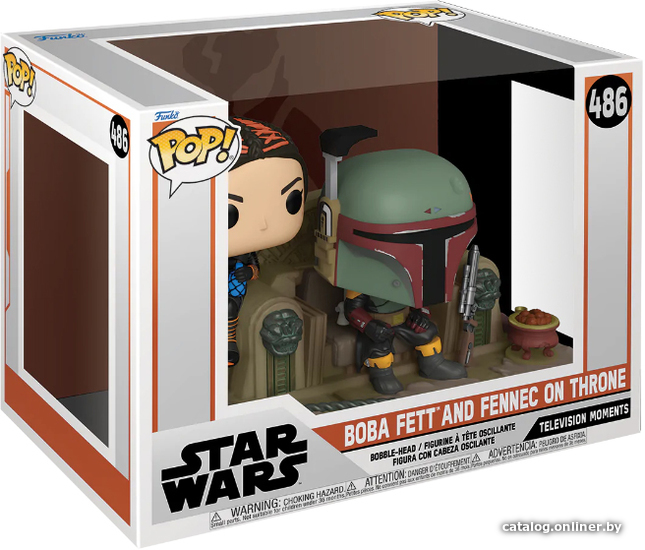 

Фигурка Funko POP! TV Mandalorian - Boba Fett & Fennec Throne 58391