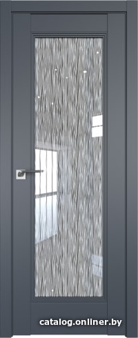 

Межкомнатная дверь ProfilDoors 65U 70x200 (антрацит/стекло дождь белый)