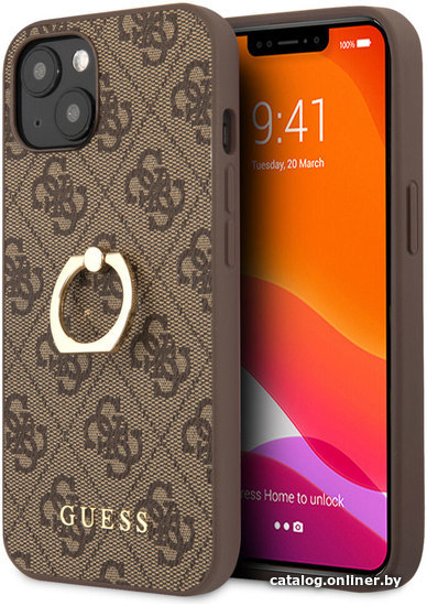 

Чехол для телефона CG Mobile Guess для iPhone 13 mini GUHCP13S4GMRBR
