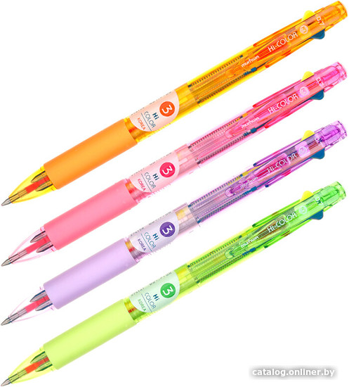 

Ручка шариковая MunHwa Hi-Color 3 (3 цв)