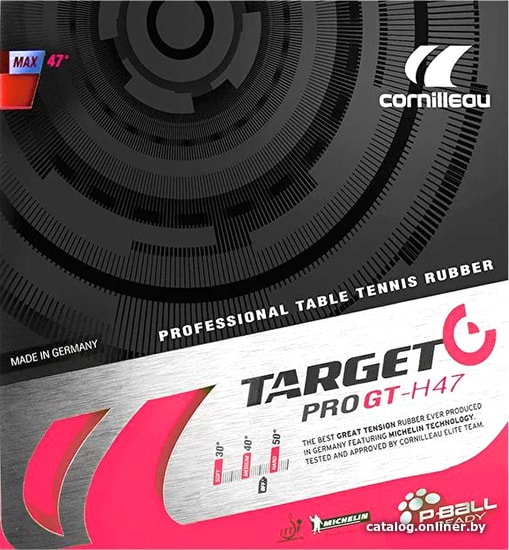 

Накладка на ракетку Cornilleau Target Pro GT-H47 Max (красный)