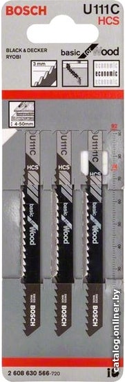 

Набор оснастки Bosch 2608630566 (3 предмета)