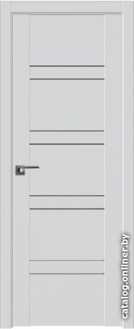 

Межкомнатная дверь ProfilDoors 2.80U 90x200 (аляска, стекло черный триплекс)