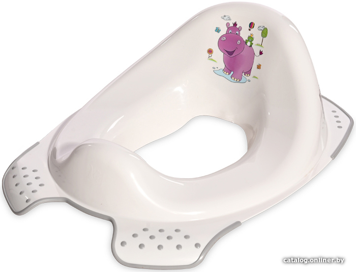 

Детская накладка на унитаз Lorelli 10130300092 (hippo white/grey)