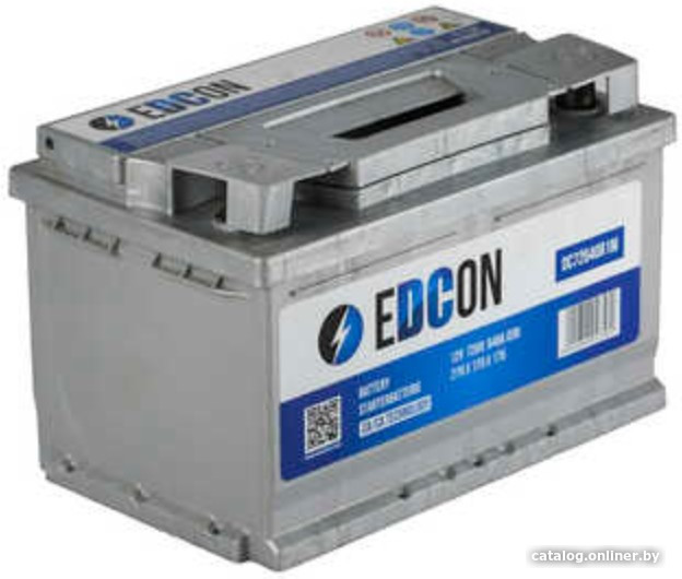 

Автомобильный аккумулятор EDCON DC72640R1M (72 А·ч)