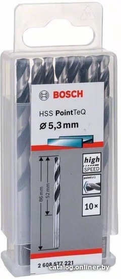 

Набор оснастки Bosch 2608577221 (10 предметов)