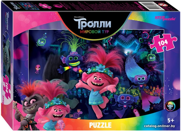 

Пазл Step Puzzle Trolls - 2 82201 (104 эл)