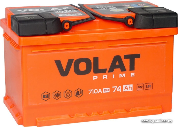 

Автомобильный аккумулятор VOLAT Prime L (74 А·ч)