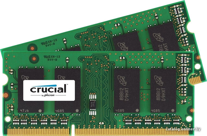 

Оперативная память Crucial 2x8GB KIT DDR3 SO-DIMM PC3-12800 (CT2KIT102464BF160B)