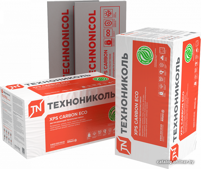 

Теплоизоляция ТехноНИКОЛЬ XPS Carbon Eco 50 мм 5.47 кв.м.