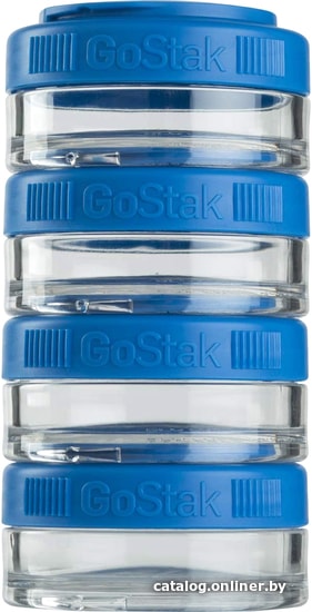 

Набор контейнеров Blender Bottle GoStak Tritan BB-G40-CYAN