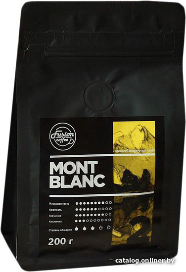 

Кофе Fusion Coffee Mont Blanc молотый 200 г