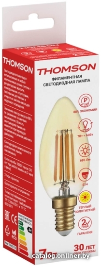 

Светодиодная лампочка Thomson Filament Candle TH-B2114