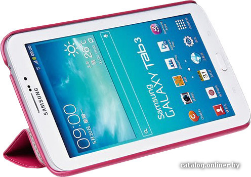 

Чехол для планшета Hoco Crystal Pink для Samsung Galaxy Tab 3 7.0