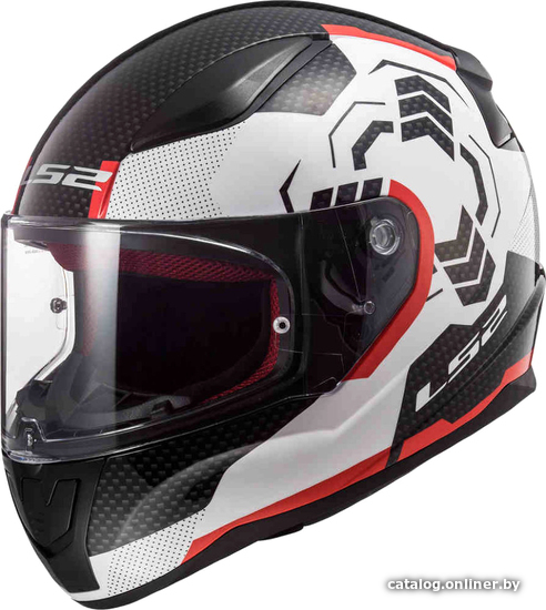 

Мотошлем LS2 FF353 Rapid Ghost (M, white/black/red)