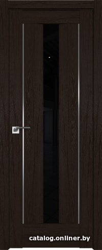 

Межкомнатная дверь ProfilDoors 2.48XN 40x200 (дарк браун, стекло черный триплекс)