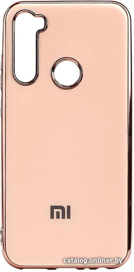 

Чехол для телефона EXPERTS Plating Tpu для Xiaomi Redmi Note 8T (розово-золотой)