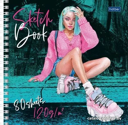 

Общая тетрадь Hatber Premium SketchBook. Zoomer-girl 80Тт5Aгр_28202 (80 л)