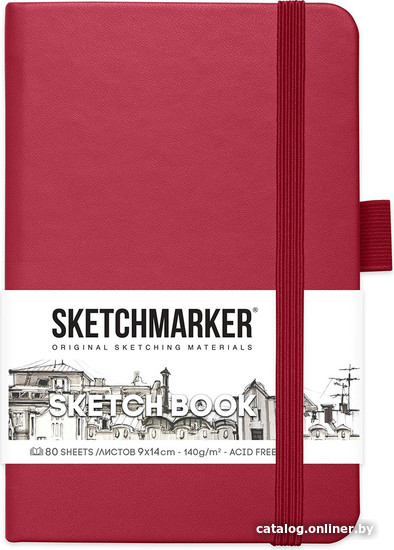 

Альбом для рисования Sketchmarker Скетчбук 2314901SM (80 л, фуксия)