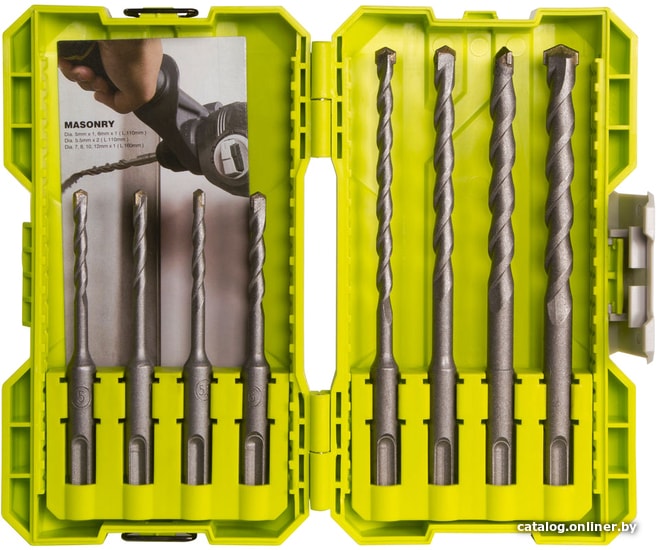 

Набор буров Ryobi RAK08SDS2 (8 предметов)