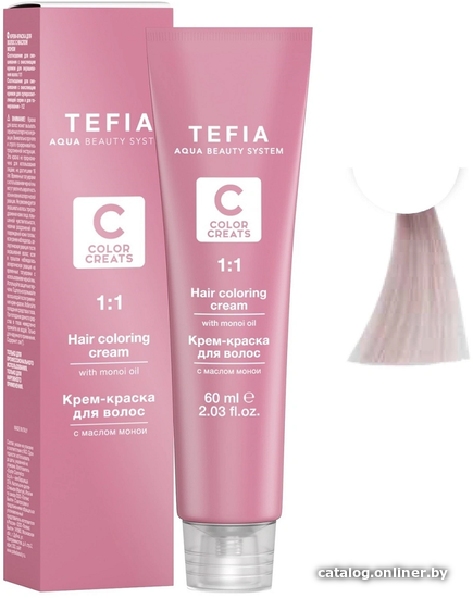 

Крем-краска Tefia Color Creats тонер Т 10/21 (ваниль)