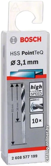 

Набор оснастки Bosch 2608577199 (10 предметов)