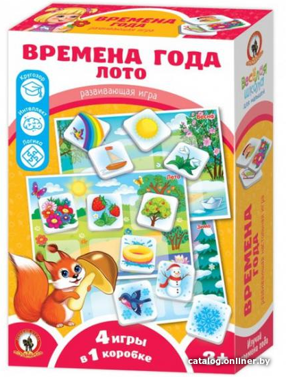 

Настольная игра Русский стиль Веселая школа. Времена года RS-02037