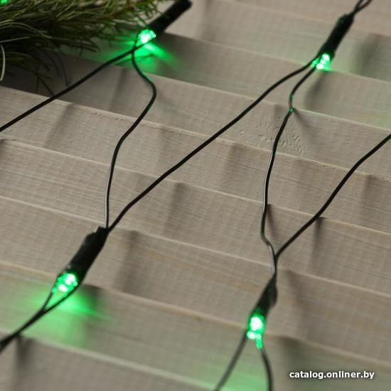 

Гирлянда световая сетка Luazon Сеть 224 LED 2х2 м (зеленый) 1585757